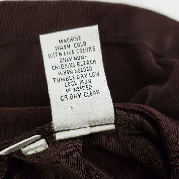 Laura Ashley Womens Cardigan Small Brown Stretch Knit Slinky 1 Button 3/4 Sleeve - Picture 8 of 8